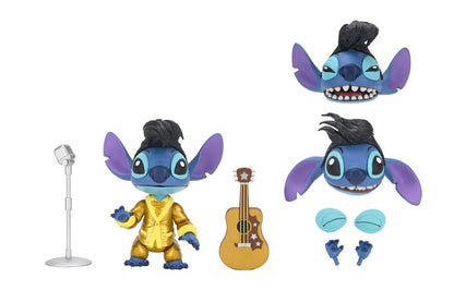 ULTIMATE GOLD SUIT ELVIS STITCH – FIGURA 18 CM – LILO & STITCH – NECA