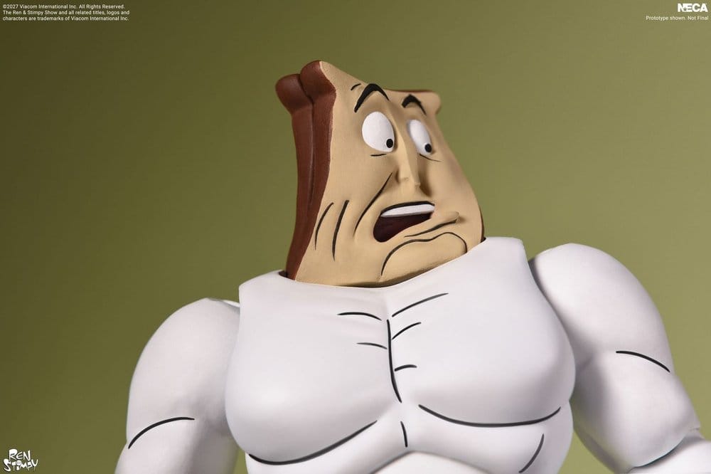 POWDERED TOAST MAN ULTIMATE NECA THE REN & STIMPY SHOW 18 CM