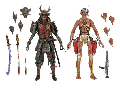 SENJUTSU EDDIE & SOMEWHERE IN TIME EDDIE IRON MAIDEN NECA 18 CM