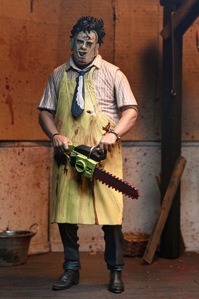 LA MATANZA DE TEXAS – FIGURA LEATHERFACE 50TH ANNIVERSARY CLOTHED – NECA 20 CM