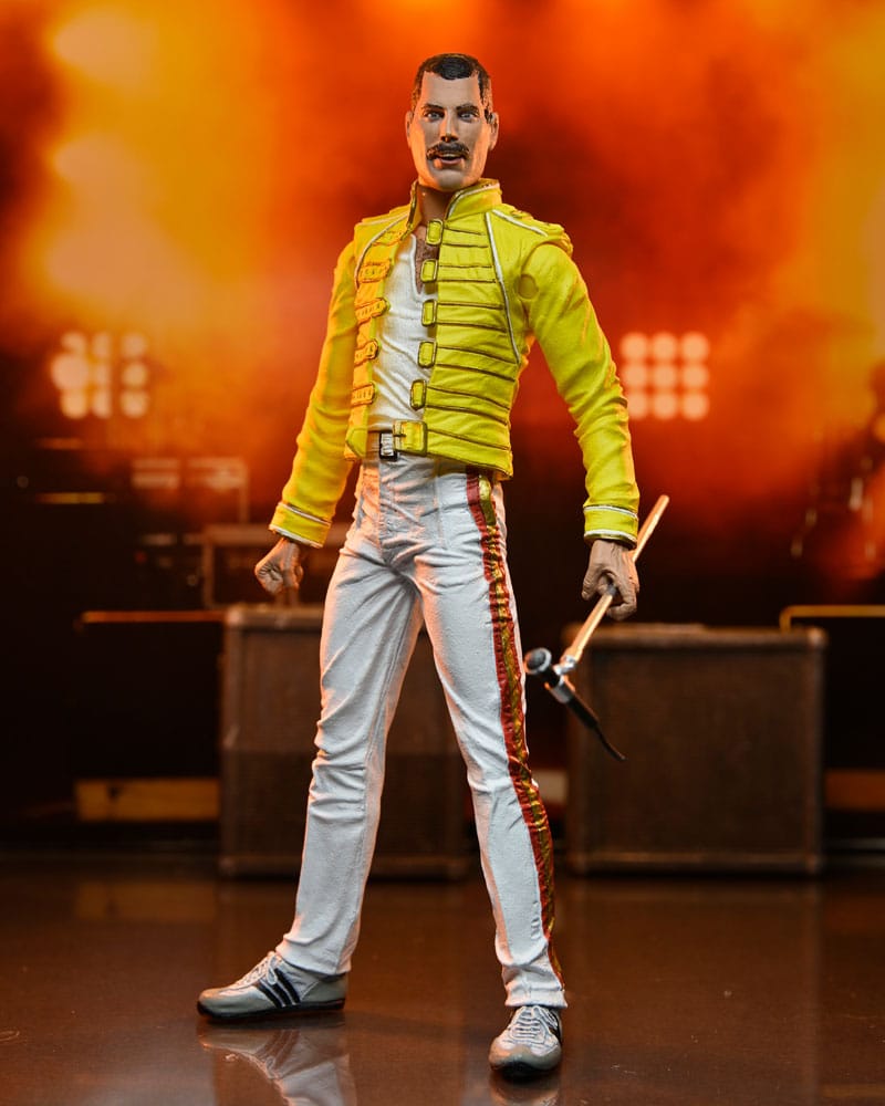 FREDDIE MERCURY YELLOW JACKET QUEEN NECA 18 CM
