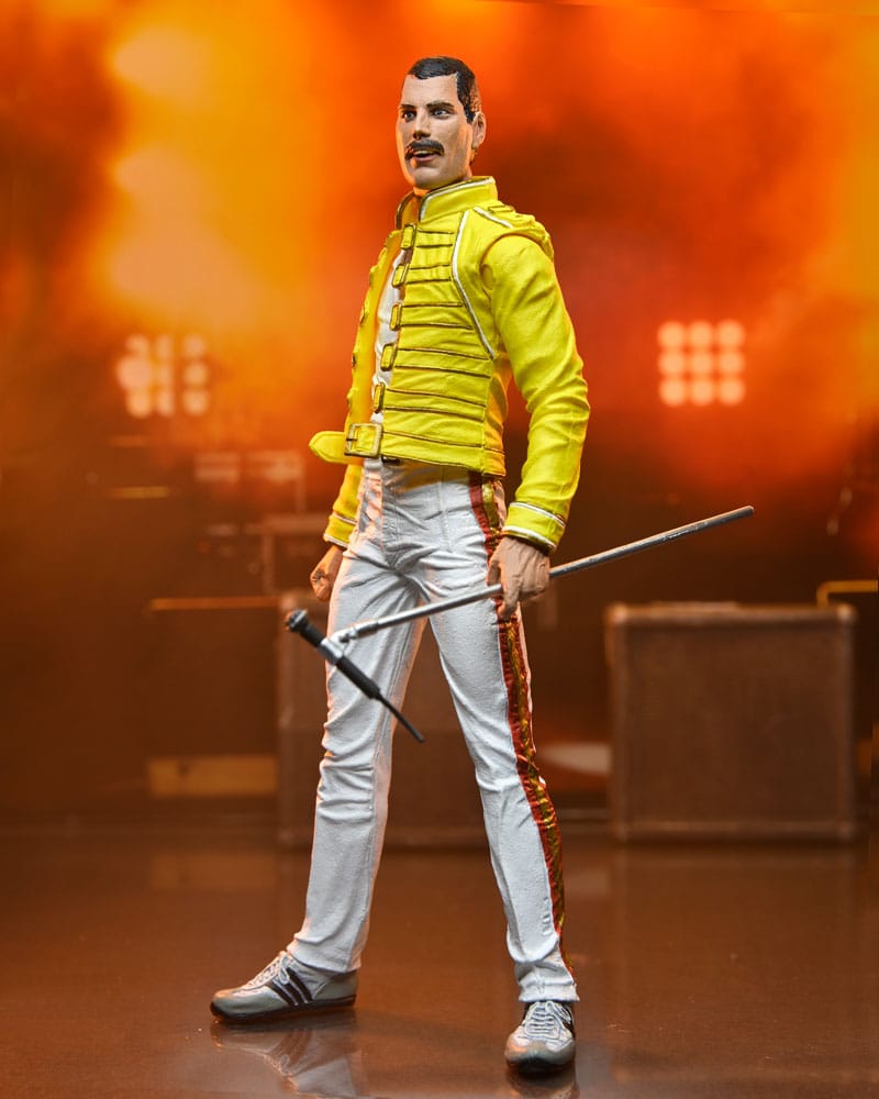 FREDDIE MERCURY YELLOW JACKET QUEEN NECA 18 CM