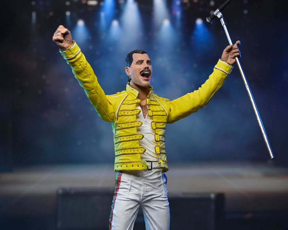 FREDDIE MERCURY YELLOW JACKET QUEEN NECA 18 CM