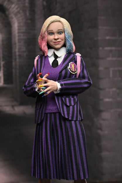 WEDNESDAY – PACK 2 FIGURAS: WEDNESDAY ADDAMS & ENID SINCLAIR (NEVERMORE UNIFORM) 20 CM