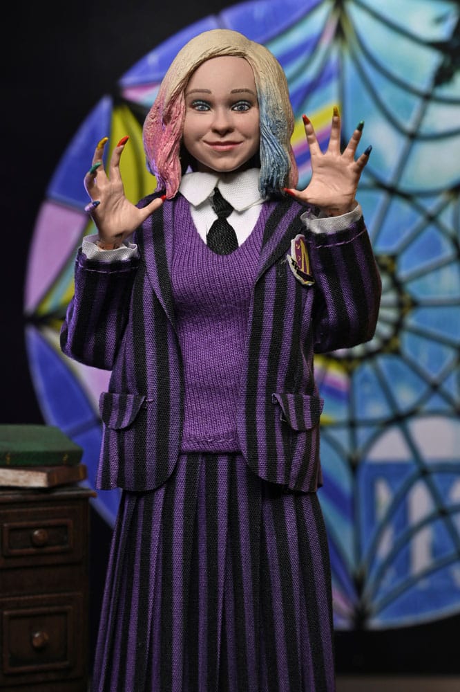 WEDNESDAY – PACK 2 FIGURAS: WEDNESDAY ADDAMS & ENID SINCLAIR (NEVERMORE UNIFORM) 20 CM