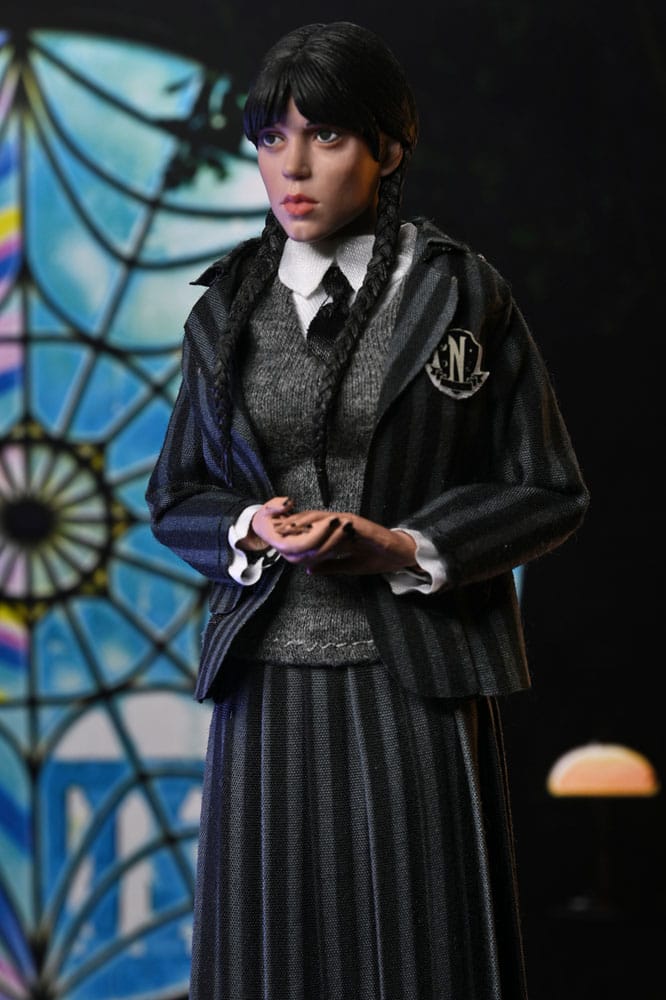 WEDNESDAY – PACK 2 FIGURAS: WEDNESDAY ADDAMS & ENID SINCLAIR (NEVERMORE UNIFORM) 20 CM