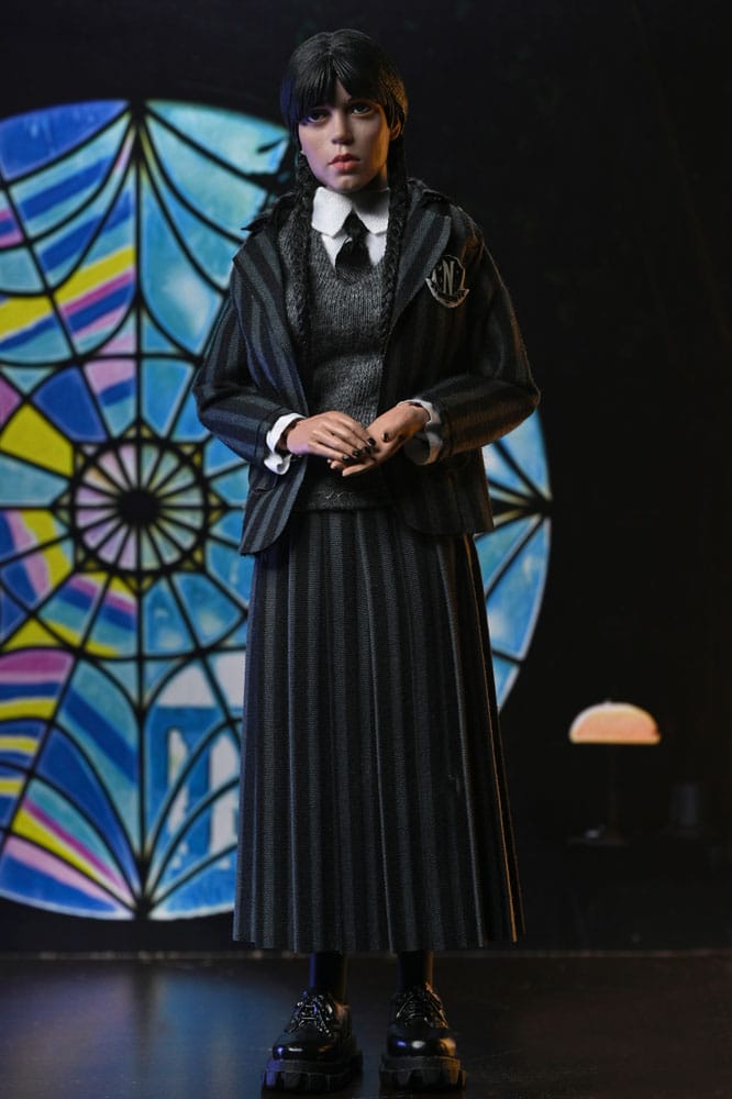 WEDNESDAY – PACK 2 FIGURAS: WEDNESDAY ADDAMS & ENID SINCLAIR (NEVERMORE UNIFORM) 20 CM