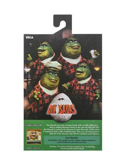 EARL SINCLAIR ULTIMATE 18 CM FIGURA NECA DINOSAURS SERIE TV COLECCIONISTA