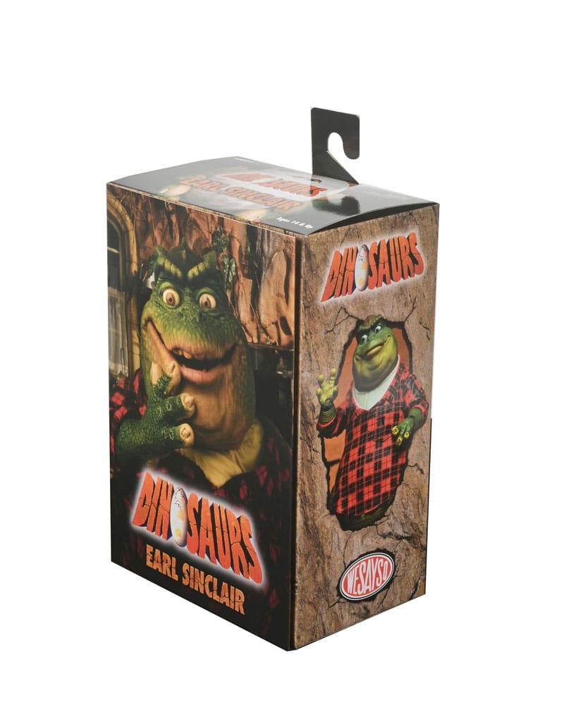 EARL SINCLAIR ULTIMATE 18 CM FIGURA NECA DINOSAURS SERIE TV COLECCIONISTA
