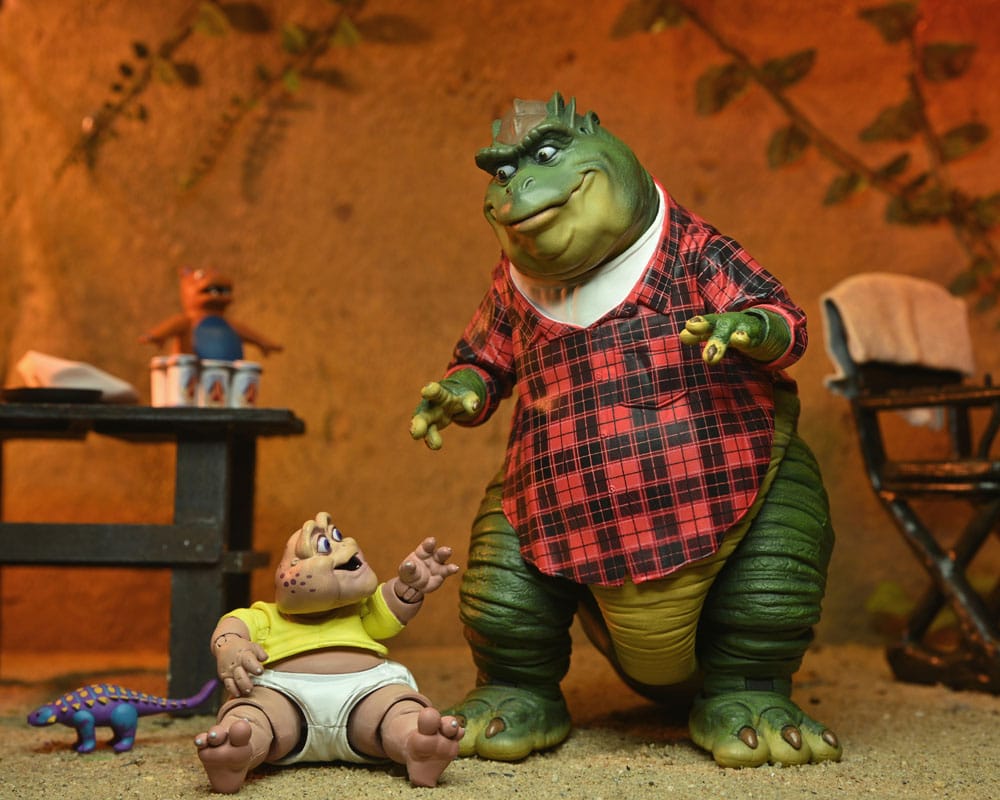 EARL SINCLAIR ULTIMATE 18 CM FIGURA NECA DINOSAURS SERIE TV COLECCIONISTA