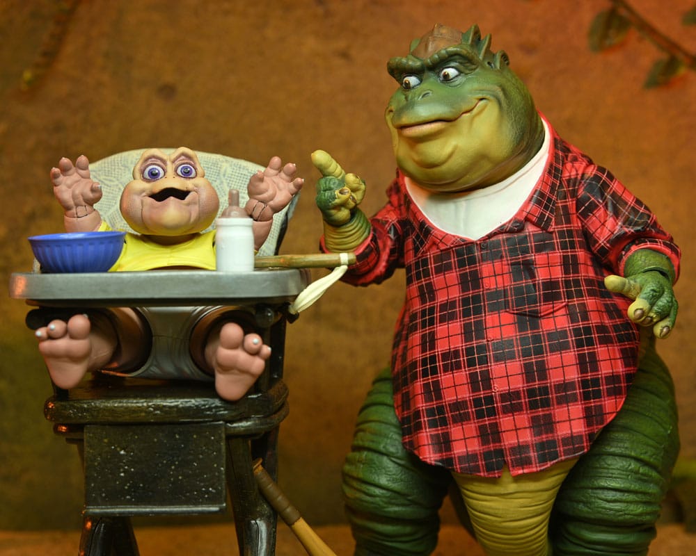 EARL SINCLAIR ULTIMATE 18 CM FIGURA NECA DINOSAURS SERIE TV COLECCIONISTA
