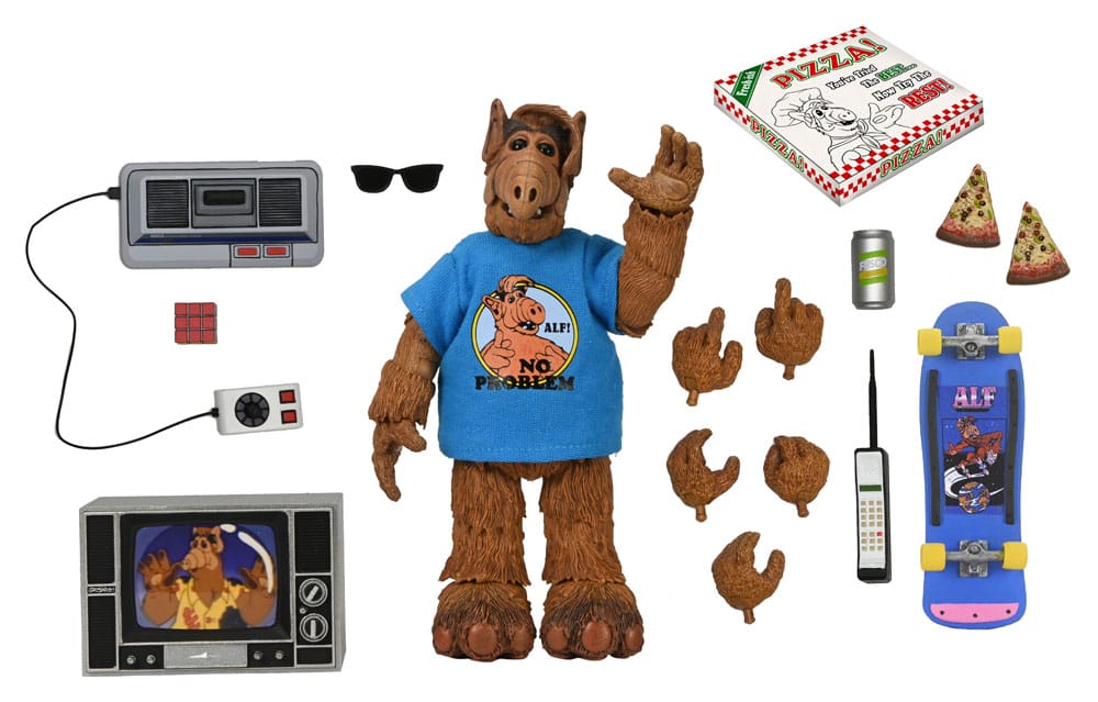 ALF – ULTIMATE TOTALLY 80s 1/12 NECA FIGURA ARTICULADA CON ACCESORIOS