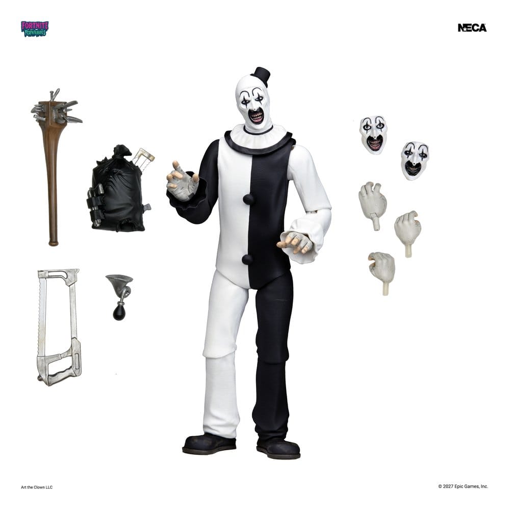 ART THE CLOWN FORTNITE FORTNITEMARES NECA FIGURA 18 CM