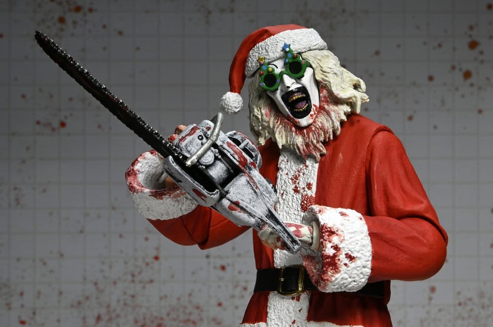 TERRIFIER 3 ULTIMATE SANTA SUIT ART THE CLOWN (BLOODY VERSION) 18 CM NECA