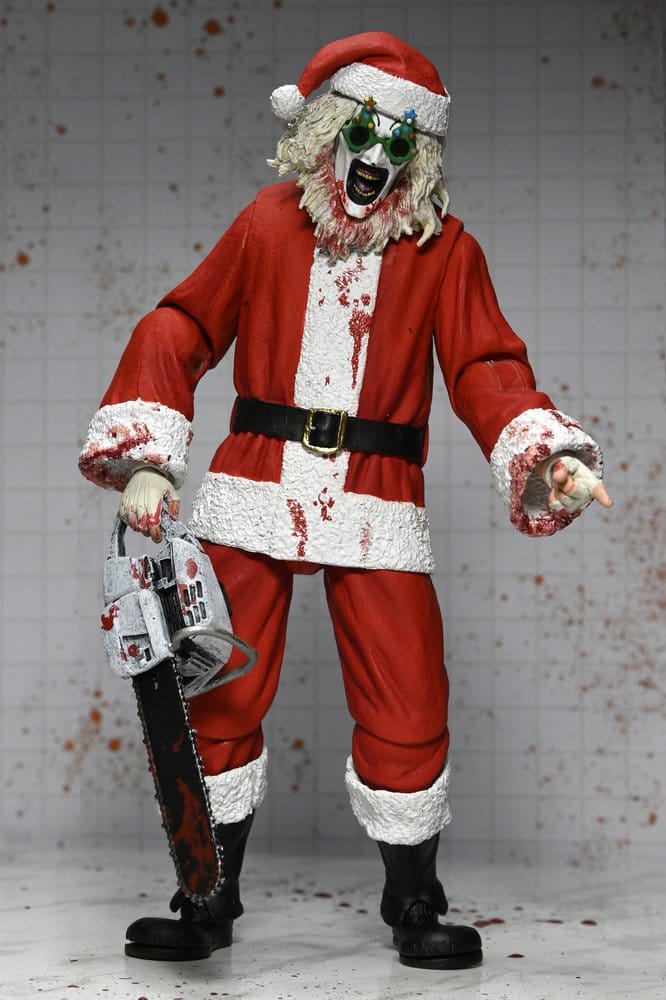 TERRIFIER 3 ULTIMATE SANTA SUIT ART THE CLOWN (BLOODY VERSION) 18 CM NECA