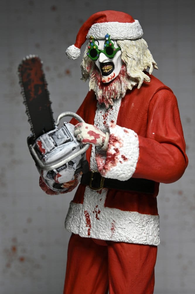 TERRIFIER 3 ULTIMATE SANTA SUIT ART THE CLOWN (BLOODY VERSION) 18 CM NECA