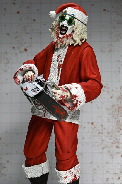 TERRIFIER 3 ULTIMATE SANTA SUIT ART THE CLOWN (BLOODY VERSION) 18 CM NECA