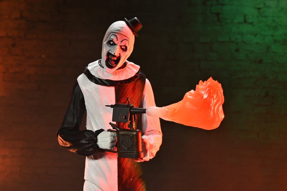 TERRIFIER 2 – FIGURAS ULTIMATE ART & LITTLE PALE GIRL 18 CM (NECA)