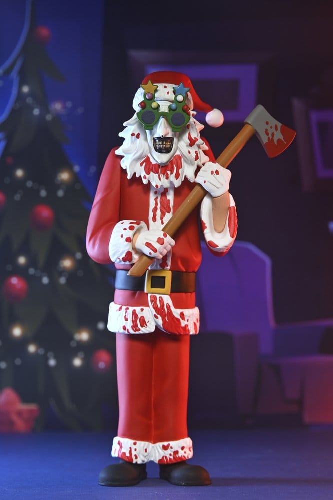 ART THE CLOWN (SANTA SUIT BLOODY VERSION) – FIGURA 15 CM (TERRIFIER 3 TOONY TERRORS – NECA)