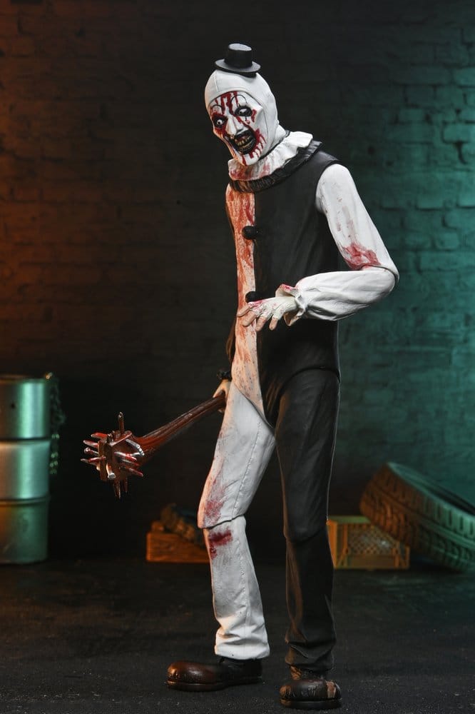 ART THE CLOWN (BLOOD SPLATTERED) – TERRIFIER 2 ULTIMATE - NECA