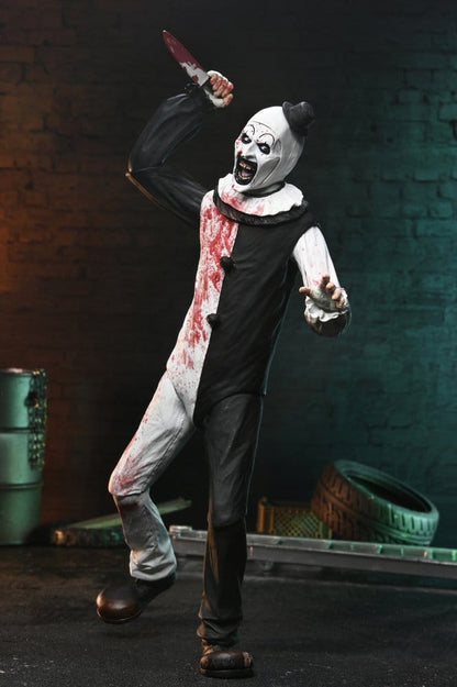 ART THE CLOWN (BLOOD SPLATTERED) – TERRIFIER 2 ULTIMATE - NECA