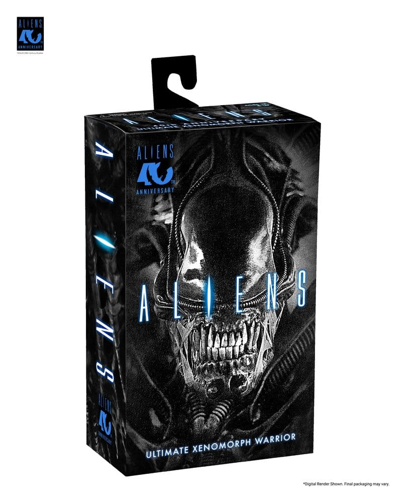 ALIENS ULTIMATE WARRIOR XENOMORPH BLACK 40TH ANNIVERSARY (NECA – ALIENS)