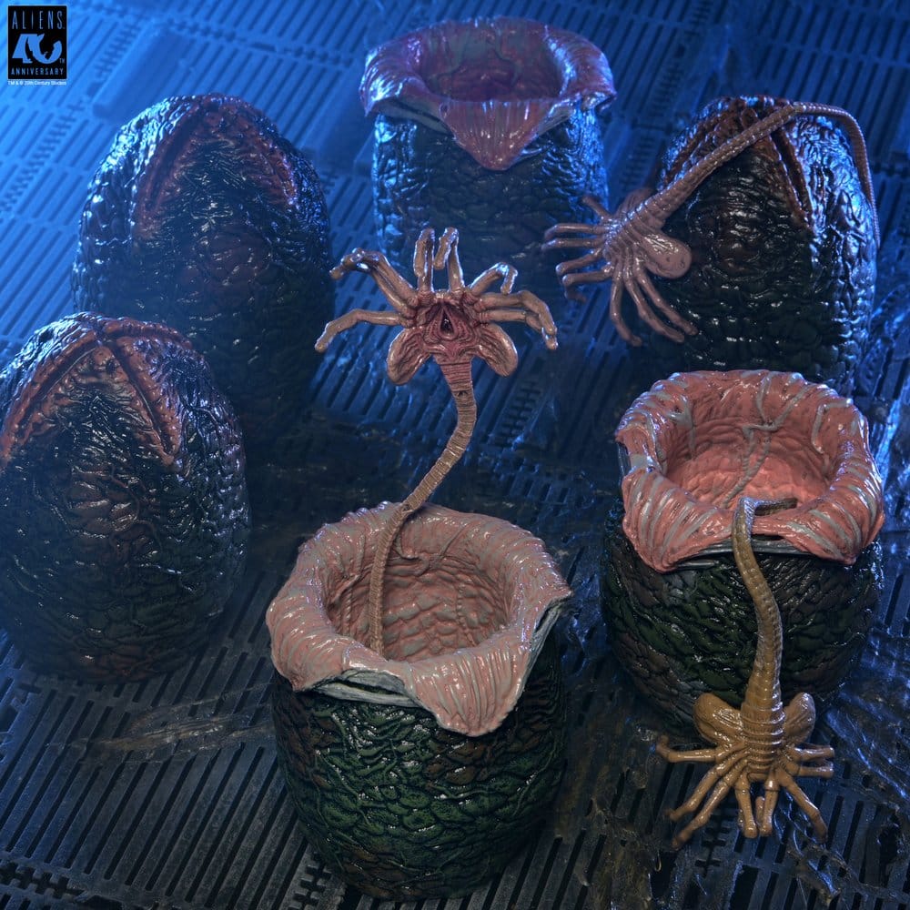 CARTON OF ALIEN EGGS – ALIENS PACK DE ACCESORIOS 40TH ANNIVERSARY (NECA)