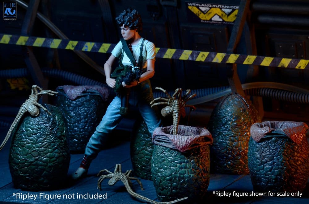 CARTON OF ALIEN EGGS – ALIENS PACK DE ACCESORIOS 40TH ANNIVERSARY (NECA)