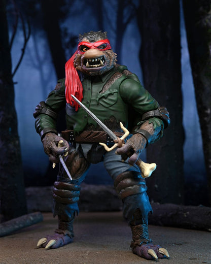 RAPHAEL AS THE WOLFMAN TMNT UNIVERSAL MONSTERS NECA 18 CM