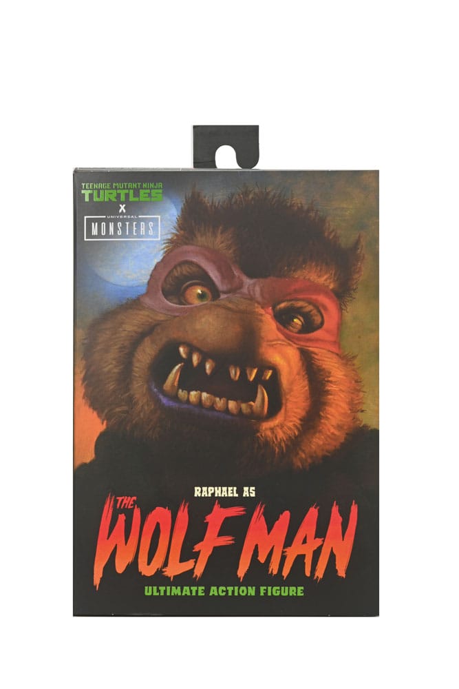 RAPHAEL AS THE WOLFMAN TMNT UNIVERSAL MONSTERS NECA 18 CM