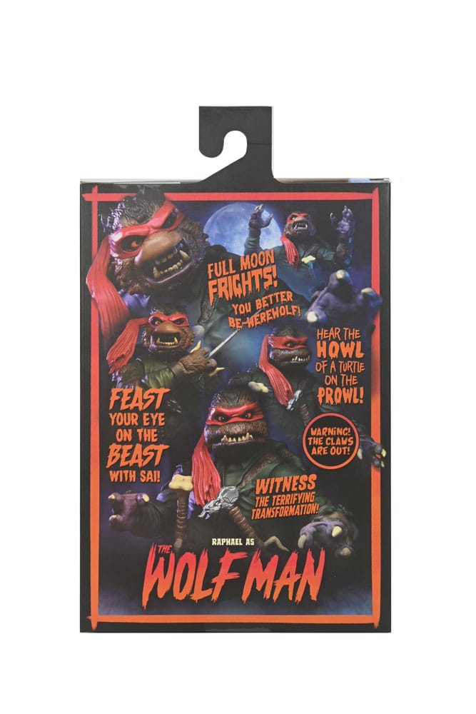 RAPHAEL AS THE WOLFMAN TMNT UNIVERSAL MONSTERS NECA 18 CM