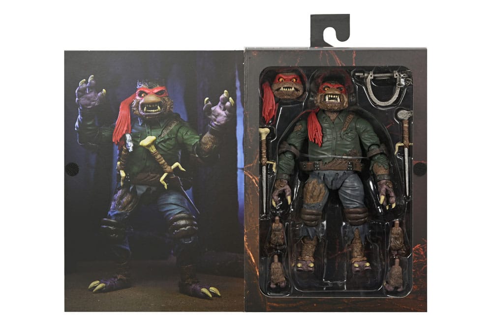 RAPHAEL AS THE WOLFMAN TMNT UNIVERSAL MONSTERS NECA 18 CM
