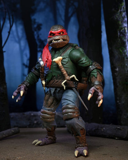 RAPHAEL AS THE WOLFMAN TMNT UNIVERSAL MONSTERS NECA 18 CM