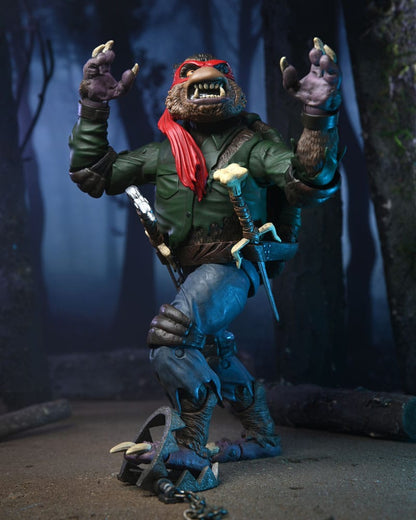 RAPHAEL AS THE WOLFMAN TMNT UNIVERSAL MONSTERS NECA 18 CM