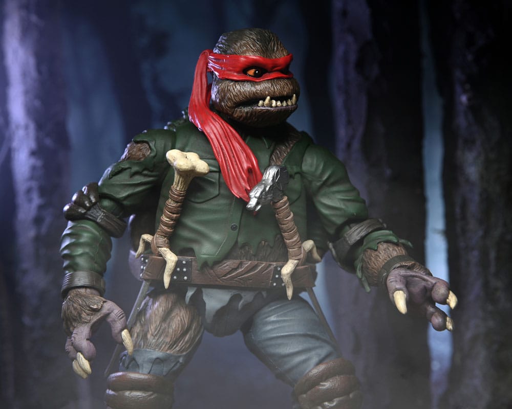 RAPHAEL AS THE WOLFMAN TMNT UNIVERSAL MONSTERS NECA 18 CM