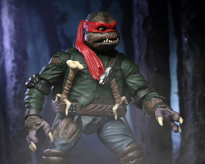 RAPHAEL AS THE WOLFMAN TMNT UNIVERSAL MONSTERS NECA 18 CM