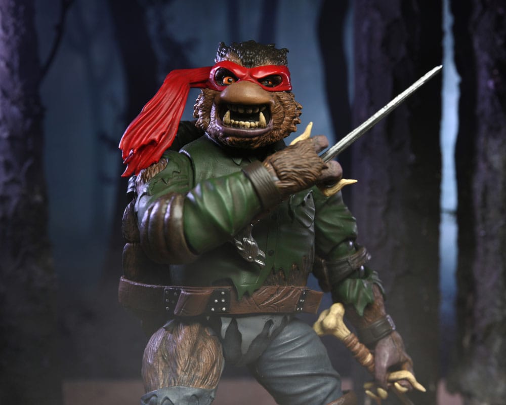 RAPHAEL AS THE WOLFMAN TMNT UNIVERSAL MONSTERS NECA 18 CM