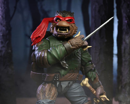 RAPHAEL AS THE WOLFMAN TMNT UNIVERSAL MONSTERS NECA 18 CM