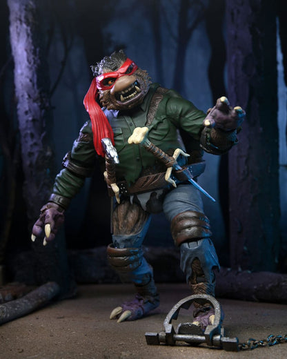 RAPHAEL AS THE WOLFMAN TMNT UNIVERSAL MONSTERS NECA 18 CM