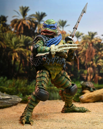 LEONARDO AS THE CREATURE TMNT UNIVERSAL MONSTERS NECA 18 CM