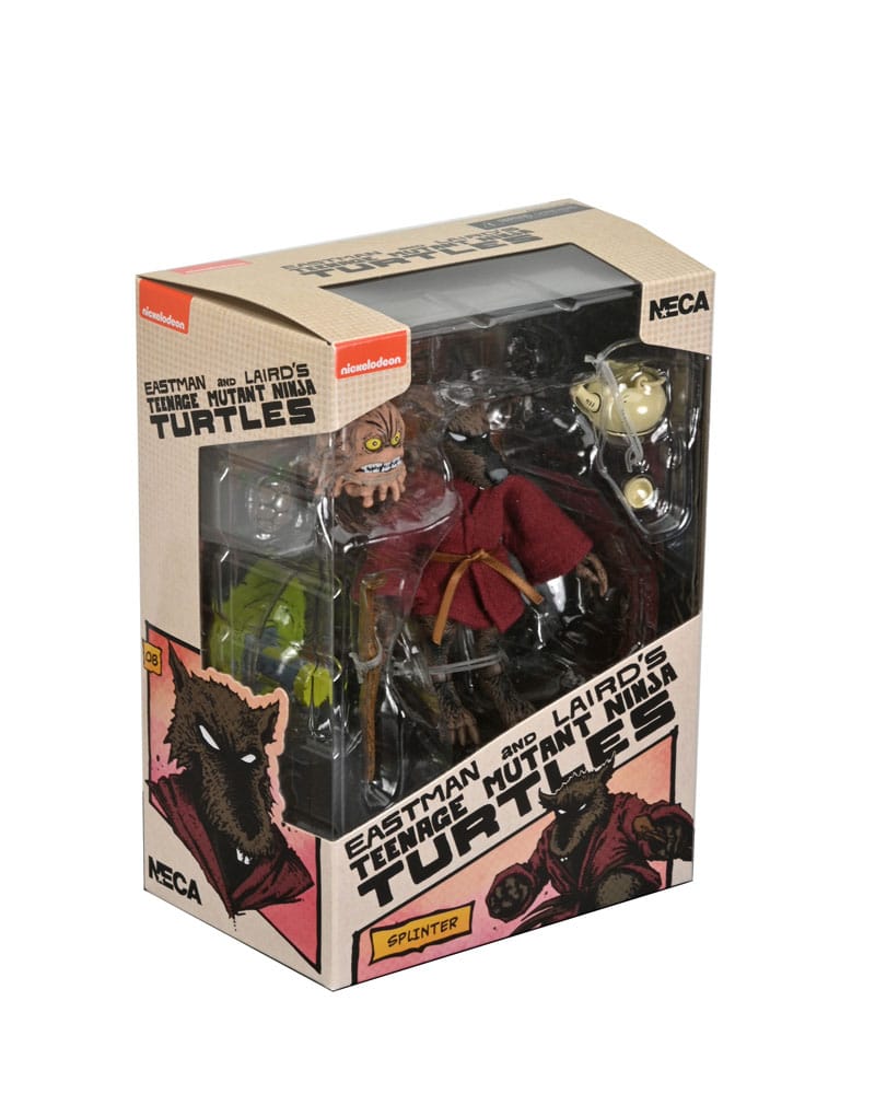 SPLINTER FIGURA 18 CM TMNT MIRAGE COMICS NECA