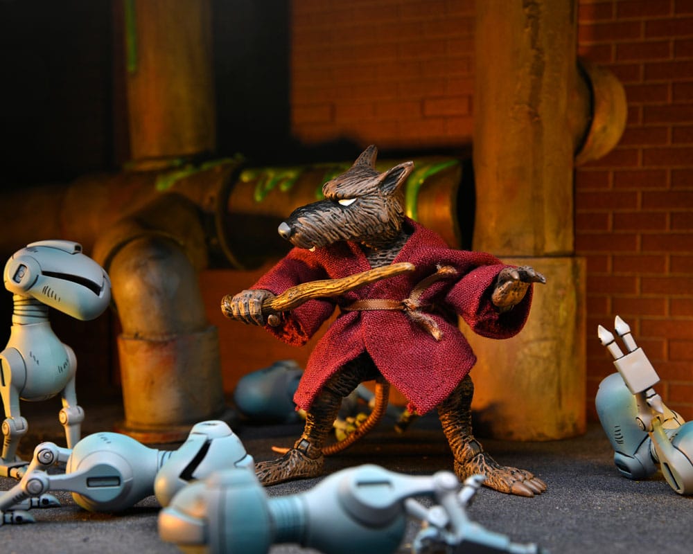 SPLINTER FIGURA 18 CM TMNT MIRAGE COMICS NECA
