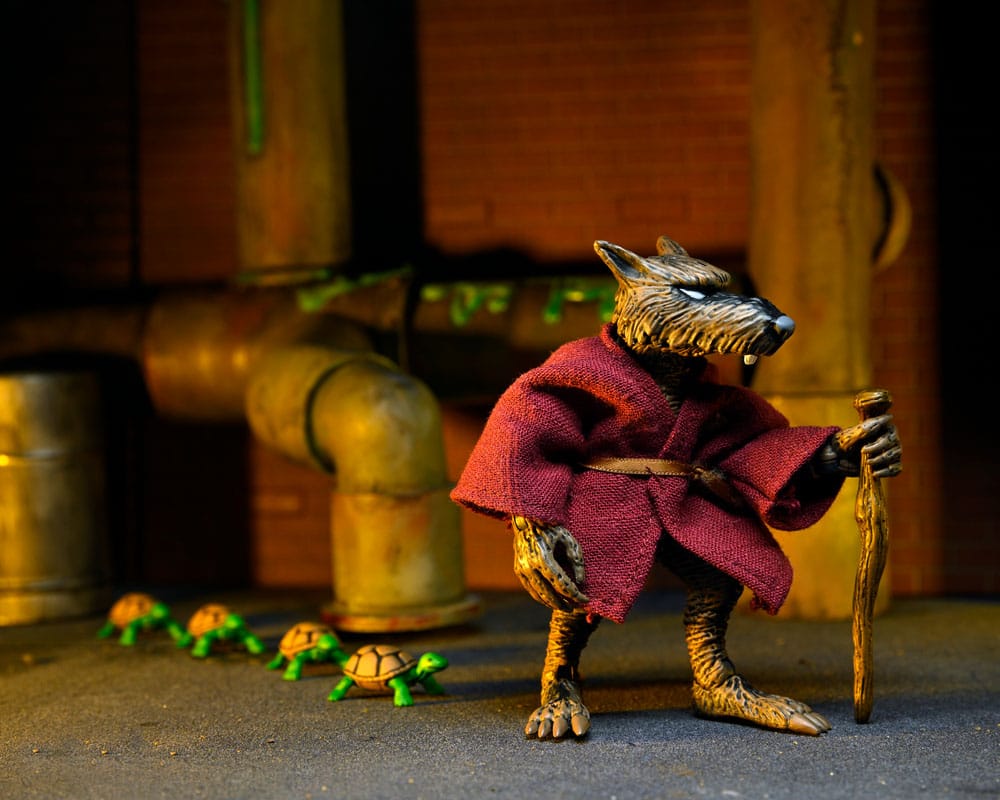 SPLINTER FIGURA 18 CM TMNT MIRAGE COMICS NECA