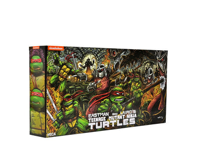 LEONARDO RAPHAEL MICHELANGELO DONATELLO PACK 4 FIGURAS 18 CM TMNT MIRAGE COMICS NECA