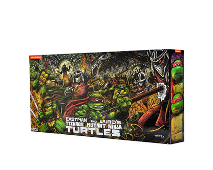 LEONARDO RAPHAEL MICHELANGELO DONATELLO PACK 4 FIGURAS 18 CM TMNT MIRAGE COMICS NECA