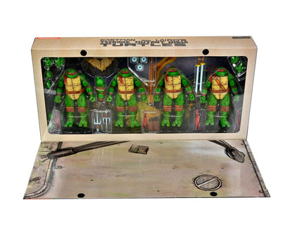 LEONARDO RAPHAEL MICHELANGELO DONATELLO PACK 4 FIGURAS 18 CM TMNT MIRAGE COMICS NECA