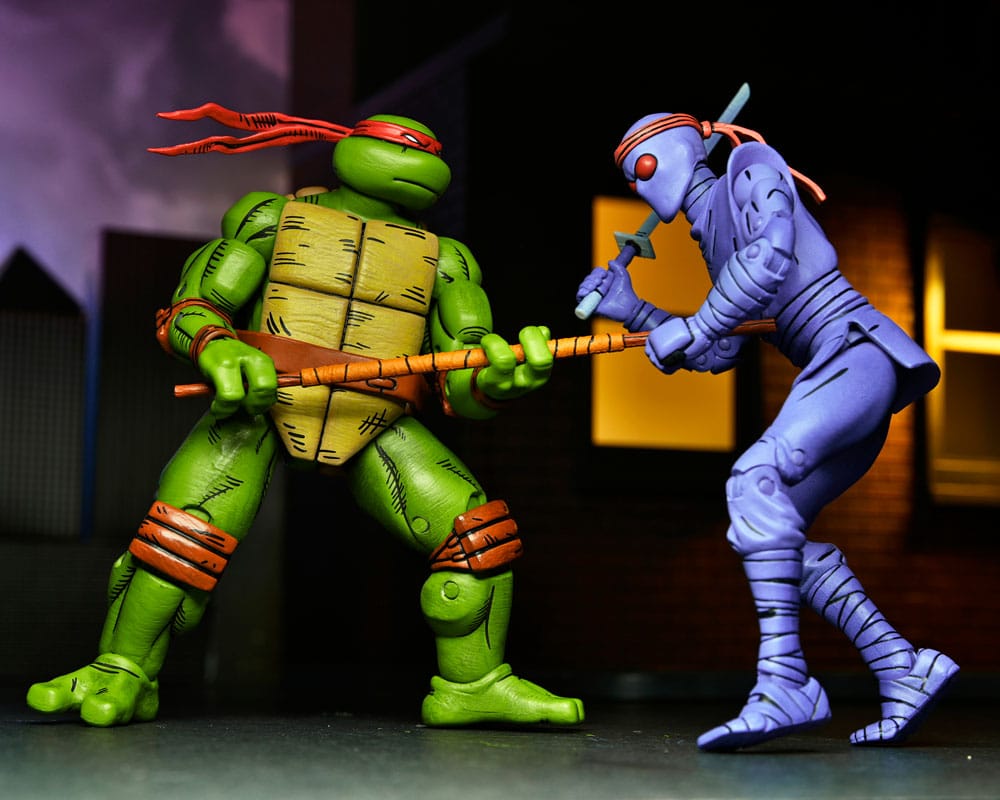 LEONARDO RAPHAEL MICHELANGELO DONATELLO PACK 4 FIGURAS 18 CM TMNT MIRAGE COMICS NECA
