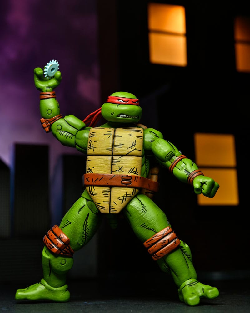 LEONARDO RAPHAEL MICHELANGELO DONATELLO PACK 4 FIGURAS 18 CM TMNT MIRAGE COMICS NECA