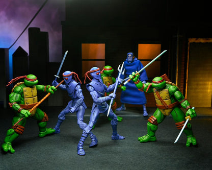 LEONARDO RAPHAEL MICHELANGELO DONATELLO PACK 4 FIGURAS 18 CM TMNT MIRAGE COMICS NECA
