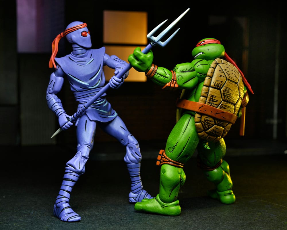 LEONARDO RAPHAEL MICHELANGELO DONATELLO PACK 4 FIGURAS 18 CM TMNT MIRAGE COMICS NECA